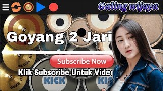 Download lagu Dj Goyang dua Jari Versi Dangdut - Sandrina Real Drum Cover mp3