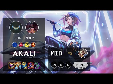 Akali Mid vs Corki - EUW Challenger Patch 12.3