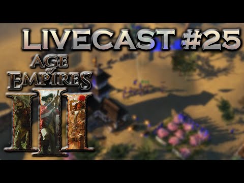Age of Empires III Live Cast - 25 - KINGofOsmane vs GiBthedurrty