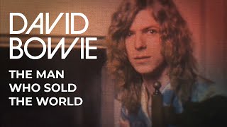 Kadr z teledysku The Man Who Sold the World tekst piosenki DAVID BOWIE