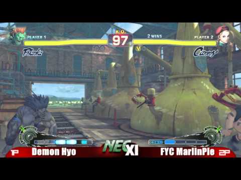 Demon Hyo vs FYC MarlinPie NEC XI SSF4 Singles