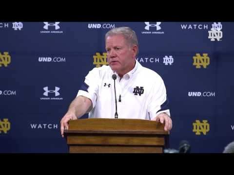 Brian Kelly Press Conference Post Game Michigan State