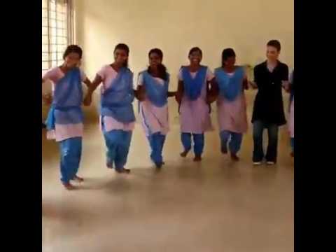 Elli AvrRam Greek folk dance With College Students | Swedish Greek Actress | Elli AvrRam