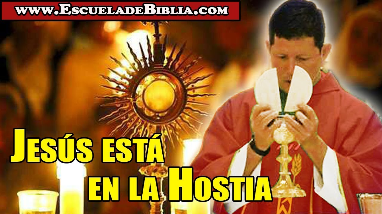 ¿Por qué los Católico adoran a Jesús en la Hostia? - P. Luis toro