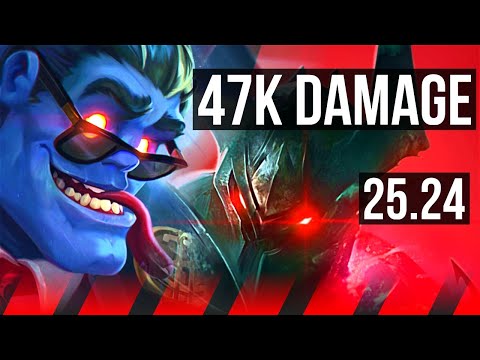 DR. MUNDO vs MORDEKAISER (TOP) | 47K damage | KR Master | 25.24