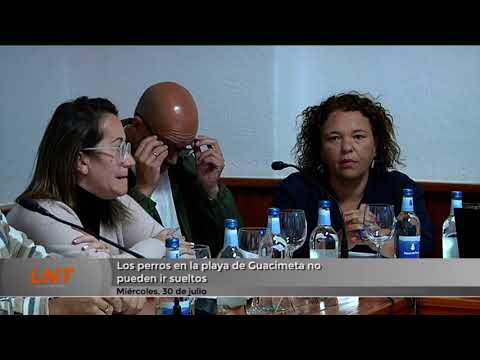 En la Playa de Guacimeta los perros no pueden ir sueltos 