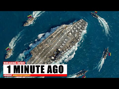 5 Venezuelan Warships Close In on U.S. Navy Carrier — Then the Formation Breaks