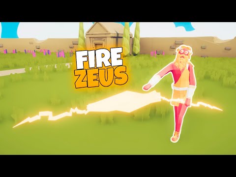 FIRE ZEUS VS EVERY FACTION | TABS MODDED GAMEPLAY