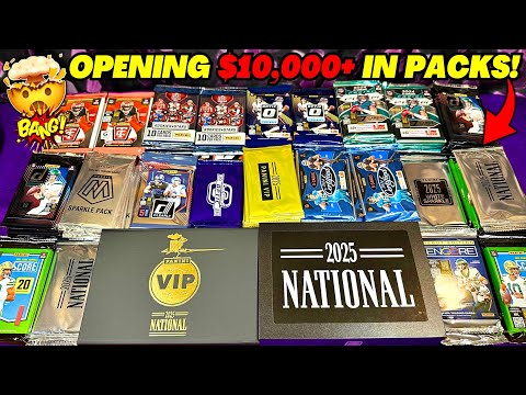 *MY BIGGEST PULLS OF ALL-TIME!🤯 OPENING $10,000+ IN FOOTBALL CARD PACKS!🏈