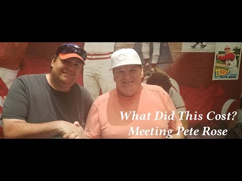 YouTube video about: How much is a pete rose signed baseball worth?