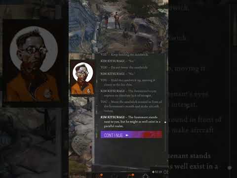 Kim and The Sandwich - Disco Elysium #discoelysium #gaming