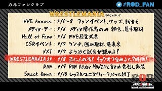 #ROD_FAN Vol.3-3 WWEレッスルマニア現地観戦レポ② 街中がWWE一色！RAW＆SD＆NXT＆HOF…WMだけじゃない！