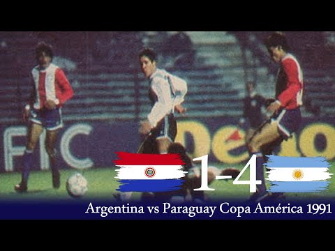 Argentina vs Paraguay Copa América 1991