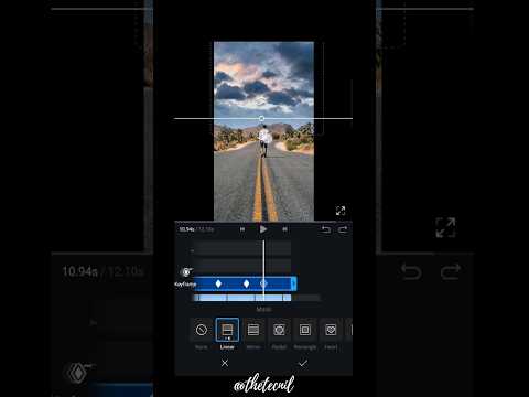 Moving Cloud Effect in VN Video Editor - Tutorial #shorts