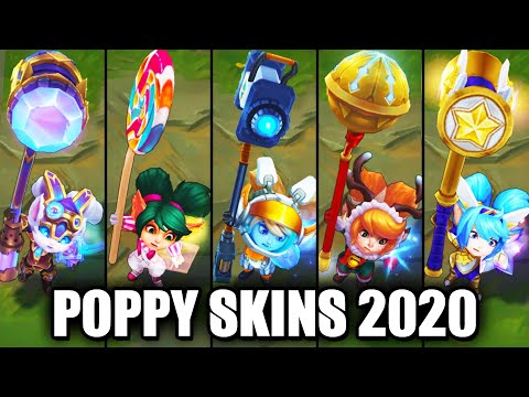 All Poppy Skins Spotlight 2020 (League of Legends)