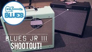 Video thumbnail for Fender Blues Jr III Surf Green vs Stock Fender Blues Jr III Amplifier by intheblues