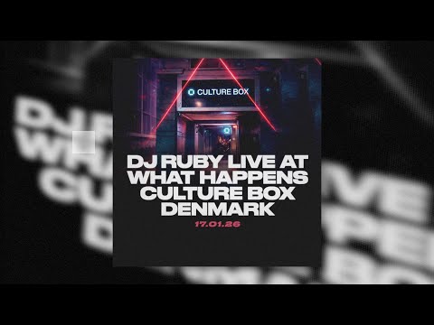 DJ Ruby Live at What Happens, Culture Box, Copenhagen Denmark 17.01.2026