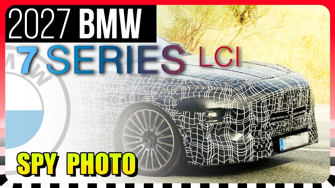 2027 BMW 7 Series LCI Spied With Revised Front Lighting System, Rear