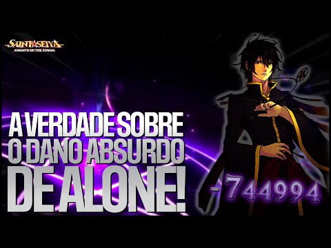 DE ONDE VEM TODO O DANO DE ALONE?! ENTENDA COMO ELE BATE TANTO! - Saint Seiya Awakening