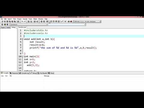 C Programming Tutorial 37 Function Arguments Or Parameters