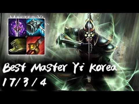 Best Master Yi Korea Jungle vs Lee Sin  | Korea High Elo Replays