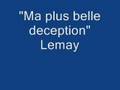 ma plus belle deception 