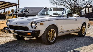 Video Thumbnail for 1981 FIAT 2000 Spider