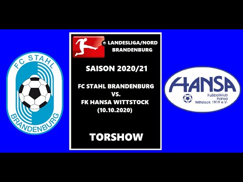 Saison 2020/21 Landesliga/Nord FC Stahl Brandenburg vs. FK Hansa Wittstock (10.10.2020)[Torshow]