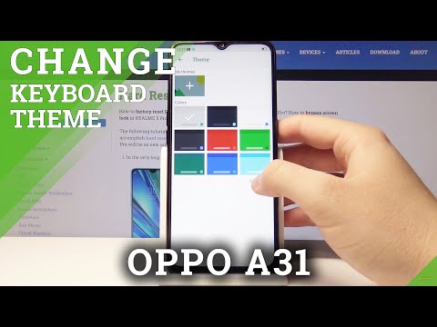 How to Change Keyboard Theme in OPPO A31 2020 – Change Keyboard Style