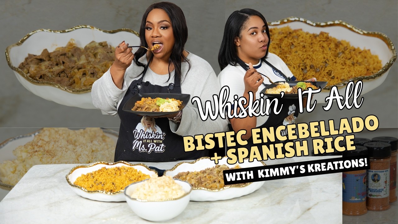 Whiskin’ It All EP16 | BISTEC ENCEBOLLADO + SPANISH RICE with Kimmy’s Kreations