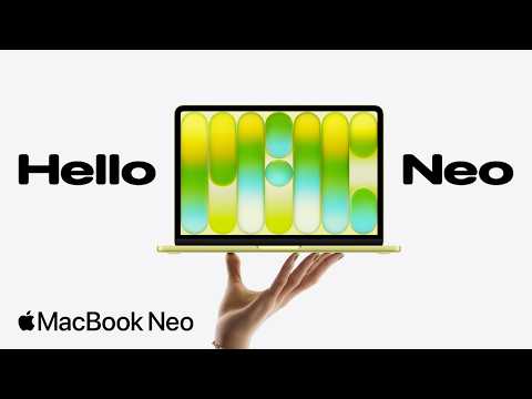マックブックネオ (Hello, MacBook Neo)