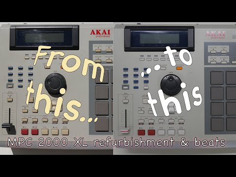 Akai MPC 2000 XL / Blue / Serviced / 32MB / Cardreader image 18