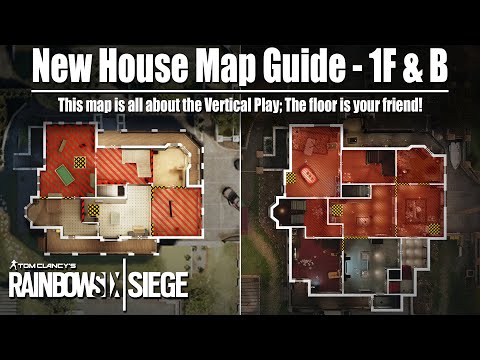 House First Floor Basement Map Guide Rainbow Six Siege Guides