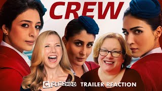 Crew Trailer Reaction! Hindi  Tabu, Kareena Kapoor Khan, Kriti Sanon!