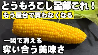 もう屋台で焼きもろこし買わなくなる！究極のとうもろこし 簡単レシピ おつまみ おやつ 夏野菜 夏休み おうちごはん ライフハック 