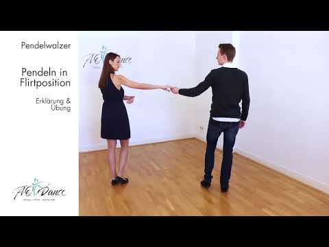 Pendelwalzer/Wiener Walzer Figur: Flirt - aus/in Seitpendeln Erklärung im Detail ohne Musik