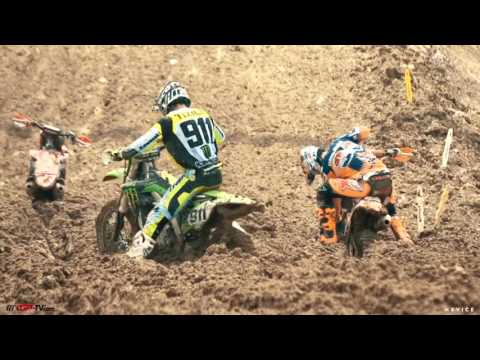 2017 MXGP Indonesia HUGE MUD HOLE  GAJSER/HERLINGS/CAIROLI