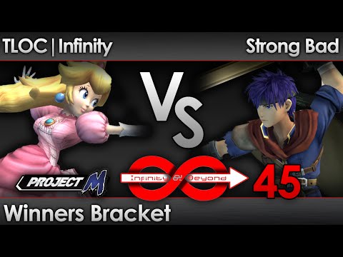 IaB45 PM - TLOC | Infinity (Peach, Sheik) vs Strong Bad (Ike) - Winners Bracket