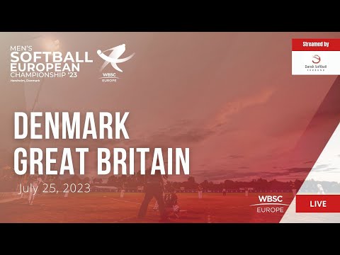 15 Men's Softball European Championship: Denmark VS Great Britain