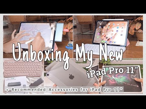 unboxing iPad Pro 11" + accesorries (Indonesia) - beli dari gaji youtube pertama