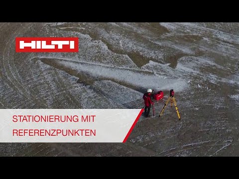 Hilti PLT Totalstationen - Stationierung mit Referenzpunkten