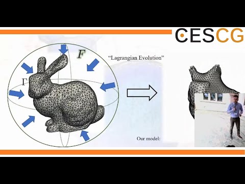 Advection-Driven Shrink-Wrapping of Triangulated Surfaces (CESCG 2022)