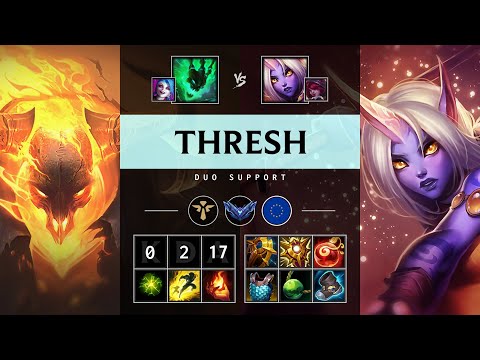 Thresh Support vs Soraka - EUW Diamond Patch 14.24
