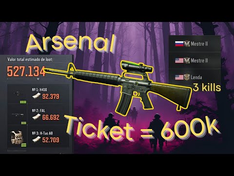 Usei Ticket Roxo e Fiquei Rico no Arsenal / Arena Breakout