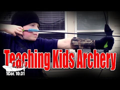 Teaching kids Archery in 4 QUICK and EASY steps. #archerytips #Tradlife