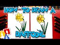 How To Draw A Daffodil