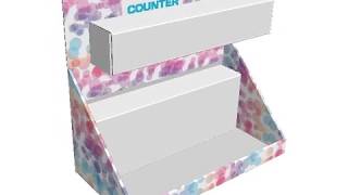 Corrugated counter display PL-2006-C