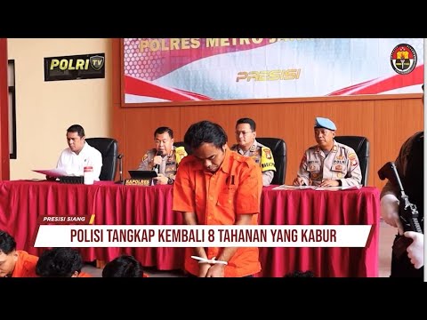 KONPERS PENGUNGKAPAN TAHANAN POLSEK METRO TANAH ABANG YANG MELARIKAN DIRI