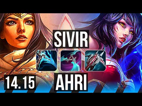 SIVIR vs AHRI (MID) | 6k comeback, 55k DMG | TR Grandmaster | 14.15