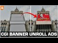 How to Create CGI Banner Unroll Advertisement using VFX in Blender